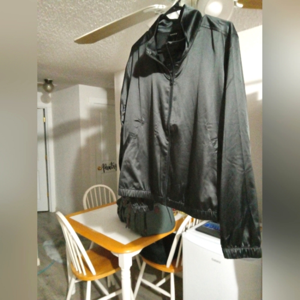 NWT TORRID SILKY BOMBER JACKET